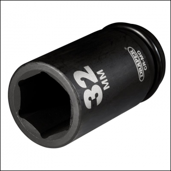 Draper 419D-MM Draper Hi-TORQ® Deep Impact Socket, 3/4 inch  Sq. Dr., 32mm - Code: 71924 - Pack Qty 1