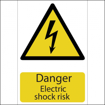 Draper SS21 Danger Electric Shock - Code: 72225 - Pack Qty 1