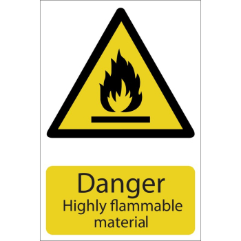 Draper SS23 Danger Flammable Material - Discontinued - Code: 72352 - Pack Qty 1