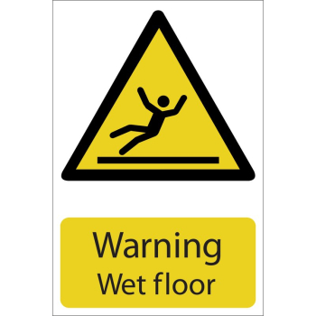 Draper SS26 Warning Wet Floor - Code: 72439 - Pack Qty 1