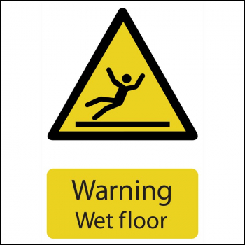 Draper SS26 Warning Wet Floor - Code: 72439 - Pack Qty 1
