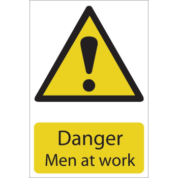 Draper SS28 Danger Men At Work - Discontinued - Code: 72441 - Pack Qty 1