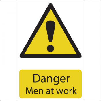 Draper SS28 Danger Men At Work - Code: 72441 - Pack Qty 1