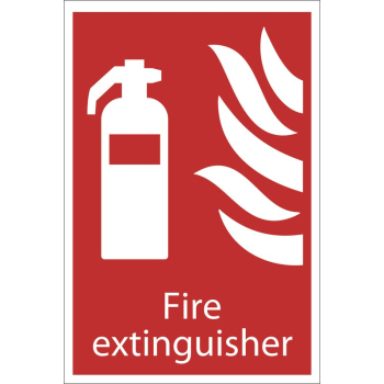 Draper SS29 Fire Extinguisher' Fire Equipment Sign - Discontinued - Code: 72442 - Pack Qty 1