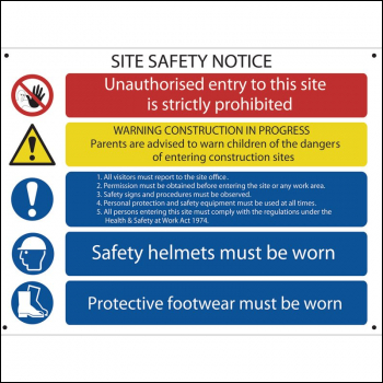 Draper SS58 Site Safety - Code: 73019 - Pack Qty 1