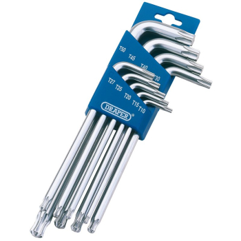 Draper TXTB9 Draper TX-STAR® 1/2 Ball End Key Set (9 Piece) - Code: 73035 - Pack Qty 1