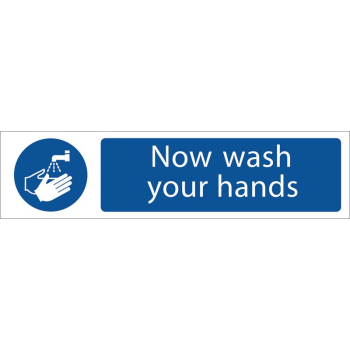 Draper SS62 Wash Your Hands - Code: 73157 - Pack Qty 1