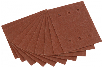 93 x 93 mm Blue Draper apt32c Ten 60 Grit Hook and Loop Tri base Sander Sheets