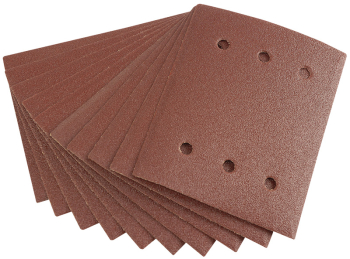Draper APT87 Ten 115 x 145mm 80 Grit Aluminium Oxide Sanding Sheets - Code: 73524 - Pack Qty 1