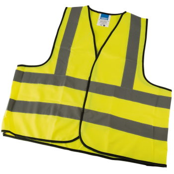 Draper HVWC/B High Visibility Traffic Waistcoat to EN471 Class 2L, Large - Code: 73732 - Pack Qty 1