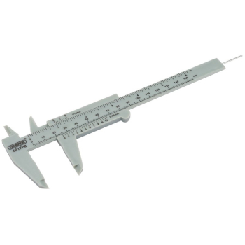 Draper 4817PB Plastic Vernier Caliper, 0 - 150mm or 6 inch  - Code: 73863 - Pack Qty 1