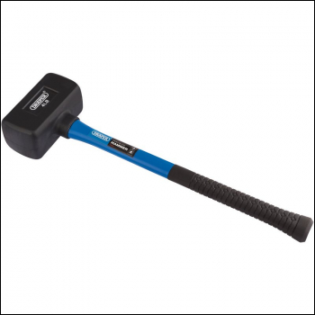 Draper DBH20 Rubber Dead Blow Hammer with Fibreglass Shaft, 1.8kg/4lb - Code: 74319 - Pack Qty 1