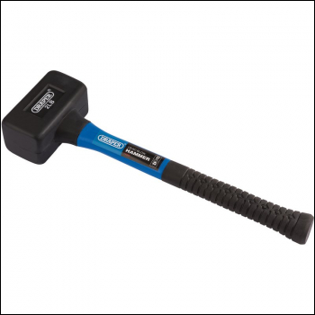 Draper DBH14 Rubber Dead Blow Hammer with Fibreglass Shaft, 900g/32oz - Code: 74320 - Pack Qty 1