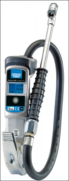 Draper DAC403 Digital Gauge Air Line Inflator with Twin Connectors - Code: 74839 - Pack Qty 1