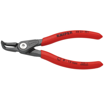 KNIPEX 48 21 J01 SB Precision Circlip Pliers For Internal Circlips In Bore Holes, 130mm - 48 21 J01 SB - Code: 75082 - Pack Qty 1