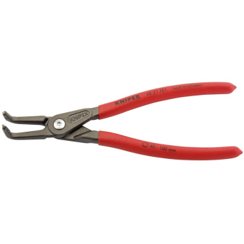 Draper 48 21 J31 SB KNIPEX 48 21 J31 SB Precision Circlip Pliers for internal circlips in bore holes with non-slip plastic coating grey atramentized, 210mm - Code: 75086 - Pack Qty 1