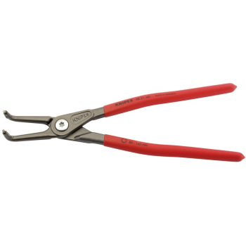 Draper 48 21 J41 SB KNIPEX 48 21 J41 SB Precision Circlip Pliers for internal circlips in bore holes with non-slip plastic coating grey atramentized, 305mm - Code: 75087 - Pack Qty 1