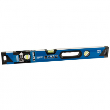 Draper DL80 Box Section Level with Side View Vial, 600mm - Code: 75102 - Pack Qty 1