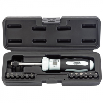 Draper 995TS-1 Torque Screwdriver Kit, 1 - 5Nm - Code: 75170 - Pack Qty 1