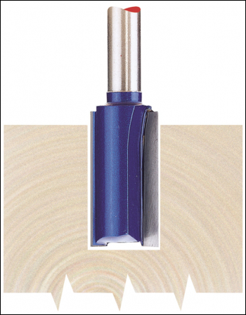 Draper RB5 TCT Router Bit, 1/4 inch  Straight, 12.7 x 25mm - Code: 75334 - Pack Qty 1