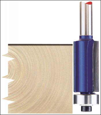 Draper RB6 TCT Router Bit, 1/4 inch  Flush, 12.7 x 25mm - Code: 75335 - Pack Qty 1