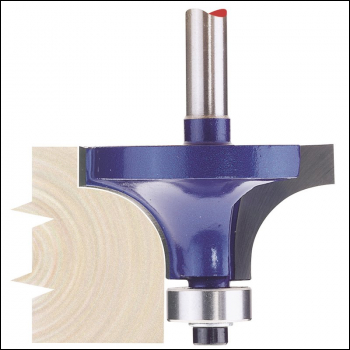 Draper RB14 TCT Router Bit, 1/4 inch  Rounding, 38 x 14mm Radius - Code: 75343 - Pack Qty 1