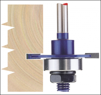 DRAPER TCT Router Bit, 1/4 inch  Biscuit, No.10 - Pack Qty 1 - Code: 75347