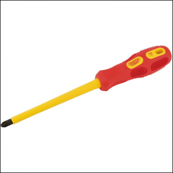 Draper 960PZ VDE Approved Fully Insulated PZ TYPE Screwdriver, No.3 x 150mm - Code: 75389 - Pack Qty 1