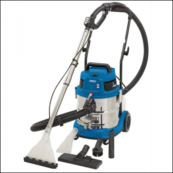 Draper SWD1500 3 in 1 Wet and Dry Shampoo/Vacuum Cleaner, 20L, 1500W - Code: 75442 - Pack Qty 1
