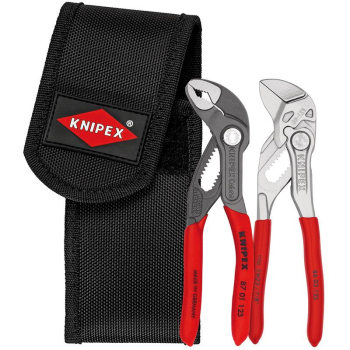 Draper 00 20 72 V04 KNIPEX 00 20 72 V04 Mini Pliers Set in Belt Tool Pouch, 2 Parts - Code: 75752 - Pack Qty 1