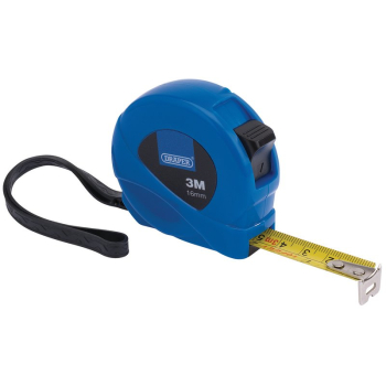 Draper EMTC Measuring Tape, 3m/10ft x 16mm, Blue - Code: 75880 - Pack Qty 1
