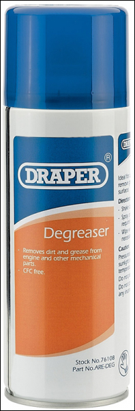 DRAPER 400ml Degreaser - Pack Qty 1 - Code: 76108