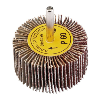 Draper PTAFW60 Abrasive Flap Wheel, 60 x 30mm, 60 Grit - Code: 76465 - Pack Qty 1