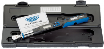 DRAPER Electronic Precision Torque Wrench, 1/4 inch  Sq. Dr., 6 - 30Nm - Pack Qty 1 - Code: 77991