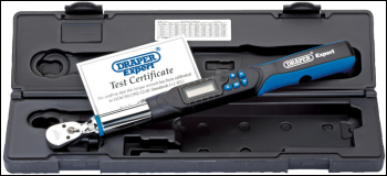 DRAPER 3/8 inch  Sq. Dr. Electronic Precision Torque Wrench 27-135Nm - Pack Qty 1 - Code: 77992