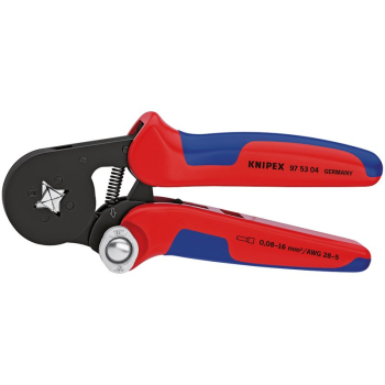 Draper 97 53 04 SB KNIPEX 97 53 04 SB Self-Adjusting Crimping Pliers,2 x 6 mm², 180mm - Code: 78433 - Pack Qty 1