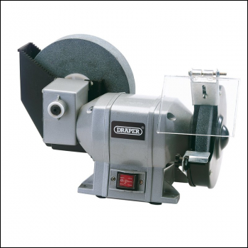 Draper GWD200A Wet and Dry Bench Grinder, 250W - Code: 78456 - Pack Qty 1