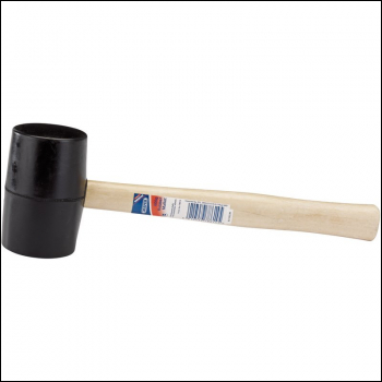 Draper RM956/2 Hardwood Shaft Rubber Mallet, 620g/22oz - Code: 78614 - Pack Qty 1