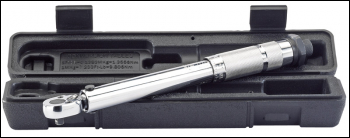 Draper BTW Torque Wrench, 1/4 inch  Sq. Dr., 5 - 25Nm - Code: 78639 - Pack Qty 1