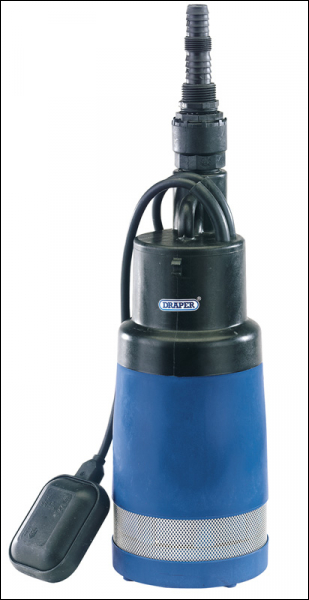 DRAPER 90L/Min Submersible Deep Water Well Pump with Float Switch (1000W) - Pack Qty 1 - Code: 78780