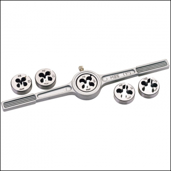 Draper D26MM/A Circular Metric Die and Holder Set (6 Piece) - Code: 79197 - Pack Qty 1