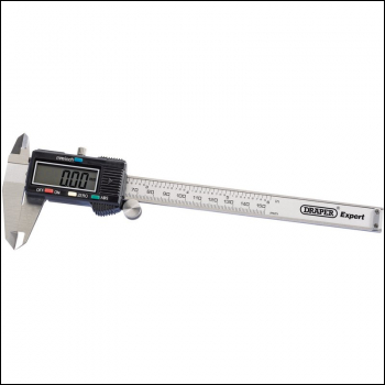 Draper PVC150D/B Dual Reading Digital Vernier Caliper, 0 - 150mm/0 - 6 inch  - Discontinued - Code: 80756 - Pack Qty 1