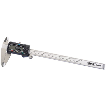 Draper PVC200D/B Draper Expert Dual Reading Digital Vernier Caliper, 0 - 200mm/0 - 8 inch  - Discontinued - Code: 80799 - Pack Qty 1