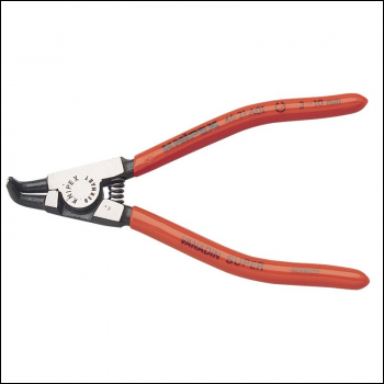 Draper 46 21 A01 SBE Knipex 46 21 A01 SBE A01 Bent External Circlip Pliers, 3 - 10mm - Code: 80917 - Pack Qty 1