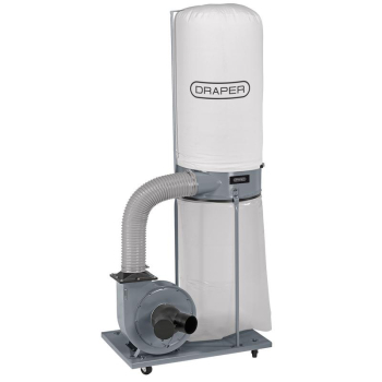 Draper DE1500 Portable Dust/Chip Extractor, 153L, 1500W - Code: 80946 - Pack Qty 1