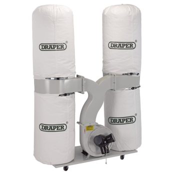 Draper DE2200 Portable Dust/Chip Extractor, 300L, 2200W - Code: 80947 - Pack Qty 1