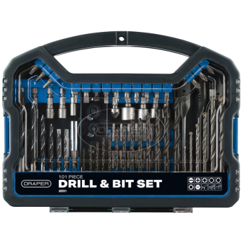 Draper DBS/101 Drill Bit and Accessory Kit (101 Piece) - Code: 80991 - Pack Qty 1