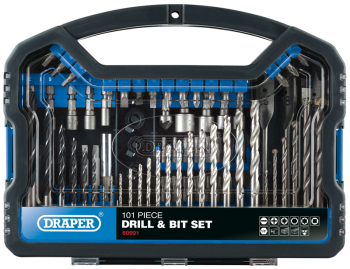Draper DBS/101 Drill Bit and Accessory Kit (101 Piece) - Code: 80991 - Pack Qty 1