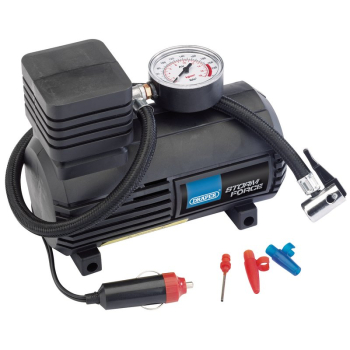 Draper RL-TC12 Draper Storm Force 12V Mini Analogue Air Compressor, 250psi Max. - Discontinued - Code: 81023 - Pack Qty 1