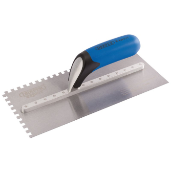 Draper AST11/SGW Draper Expert Soft Grip Adhesive Spreading Trowel, 120 x 280mm - Code: 81231 - Pack Qty 1